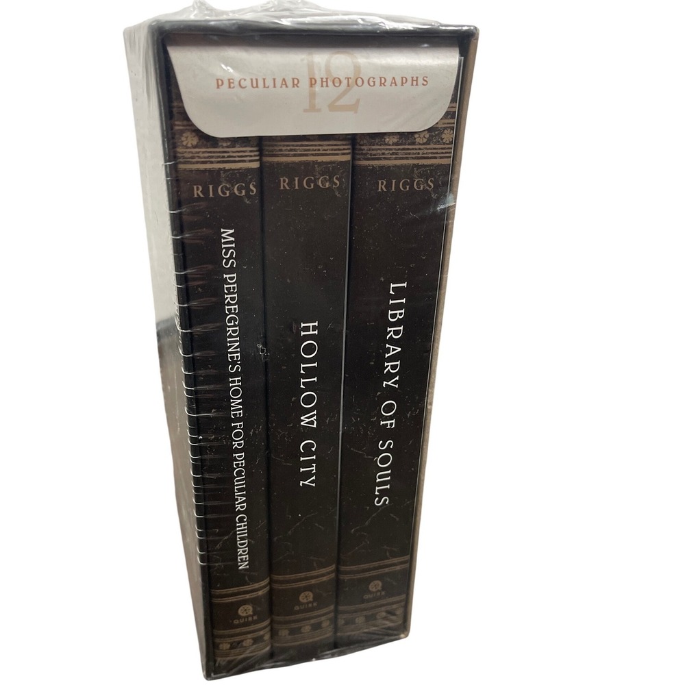 Miss Peregrine's Peculiar Children Boxed Set Ransom Riggs 3 Hardcover Books New